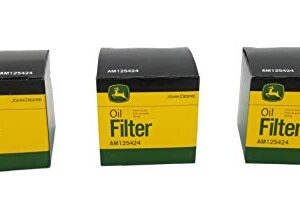 John Deere Original Equipment Package of Three Oil Filters - AM125424 (3)