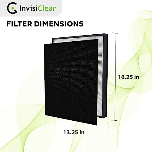 InvisiClean Claro True HEPA Replacement Filter with Prefilter - Genuine Filter for InvisiClean Claro Air Purifier IC-4524