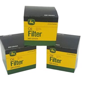 John Deere Original Equipment Package of Three Oil Filters - AM125424 (3)