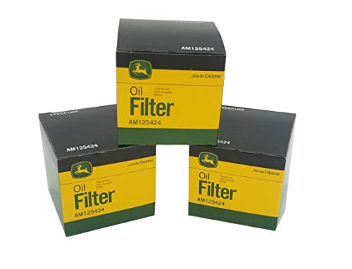 John Deere Original Equipment Package of Three Oil Filters - AM125424 (3)