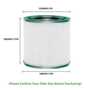 TP01 TP02 Filter Replacement Compatible with Dyson Pure Cool Link TP01 TP02 TP03 AM11, Dyson BP01 Tower Purifier, Part no 968126-03, Pack of 1