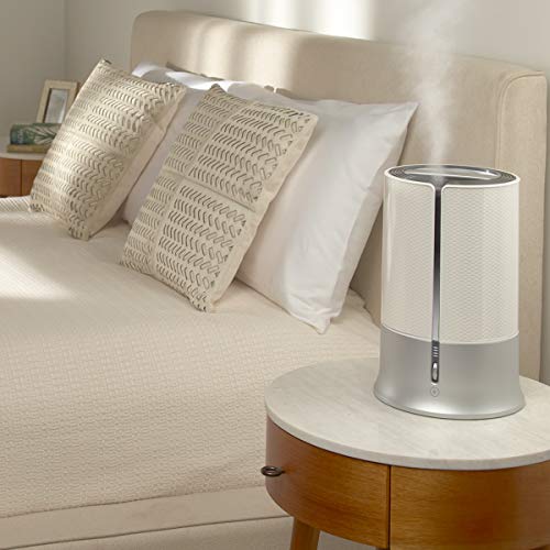 Honeywell Designer Series Cool Mist Humidifier for Medium Room, Bedroom, Kids Room, or Nursery. Ultra-quiet, Auto Shut Off, Easy to Fill and Clean - White, HUL430W