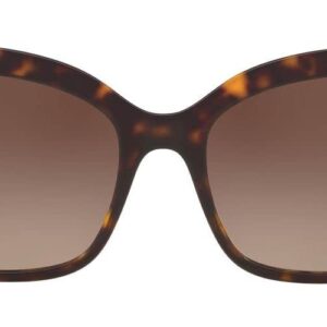 Dolce & Gabbana DG 4348 502/13 Havana Plastic Butterfly Sunglasses Brown Gradient Lens