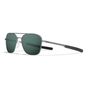 ROKA Falcon Ti Performance Polarized Aviator Sunglasses for Men and Women - Gunmetal Frame - Ranger Polarized Lens