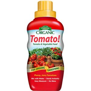 espoma organic 16 ounce concentrated tomato! plant food - plant fertilizer for all types of tomatoes and other vegetables. for organic gardening. pack of 1