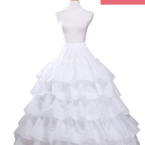 dgdgbaby Hoop Skirt Crinoline Underskirt Petticoat for Women Ball Gown Bridal Tulle Underskirt for Wedding Dress