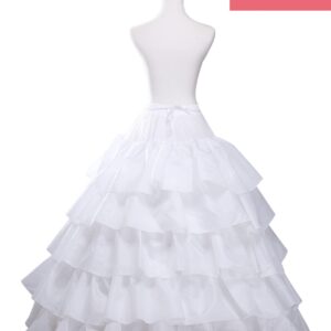 dgdgbaby Hoop Skirt Crinoline Underskirt Petticoat for Women Ball Gown Bridal Tulle Underskirt for Wedding Dress