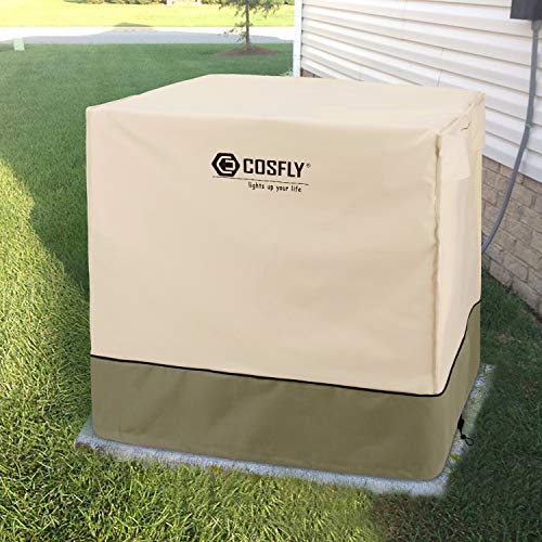 COSFLY Air Conditioner Cover for Outside Units-Durable AC Cover Water Resistant Fabric Windproof Design -Square Fits up to 36 x 36 x 39 inches