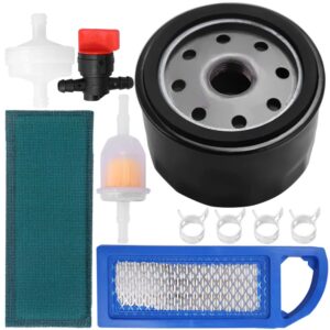 anxingo gy20573 air filter with oil filter replacement for john deere la115 la105 la110 l100 l105 l107 lawn tractor m149171 gy20577