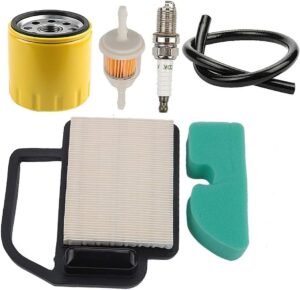 powtol 20 083 02-s air filter+52 050 02-s oil filter fits kohler courage 15 16 17 18 19 20 21 22 hp yth21k46 yth20k46 engines kh-20-083-02-s kh-20-883-02-s1