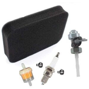 AISEN Air Filter for Generac GP5500 GP6500 GP6500E GP7500 GP7500E GP8000E H5500 H7500 RS5500 RS7000E 389CC Generator Fuel Switch Shutoff Valve Petcock