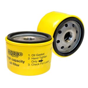 HQRP 2-pack Oil Filter compatible with Ferris 1000Z, IS2000Z, IS3000Z, IS3100Z Series Lawn Mowers (equipped with Kohler engine only), part 5021144X1 Replacement