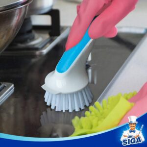 MR.SIGA Pot and Pan Cleaning Brush - Pack of 2