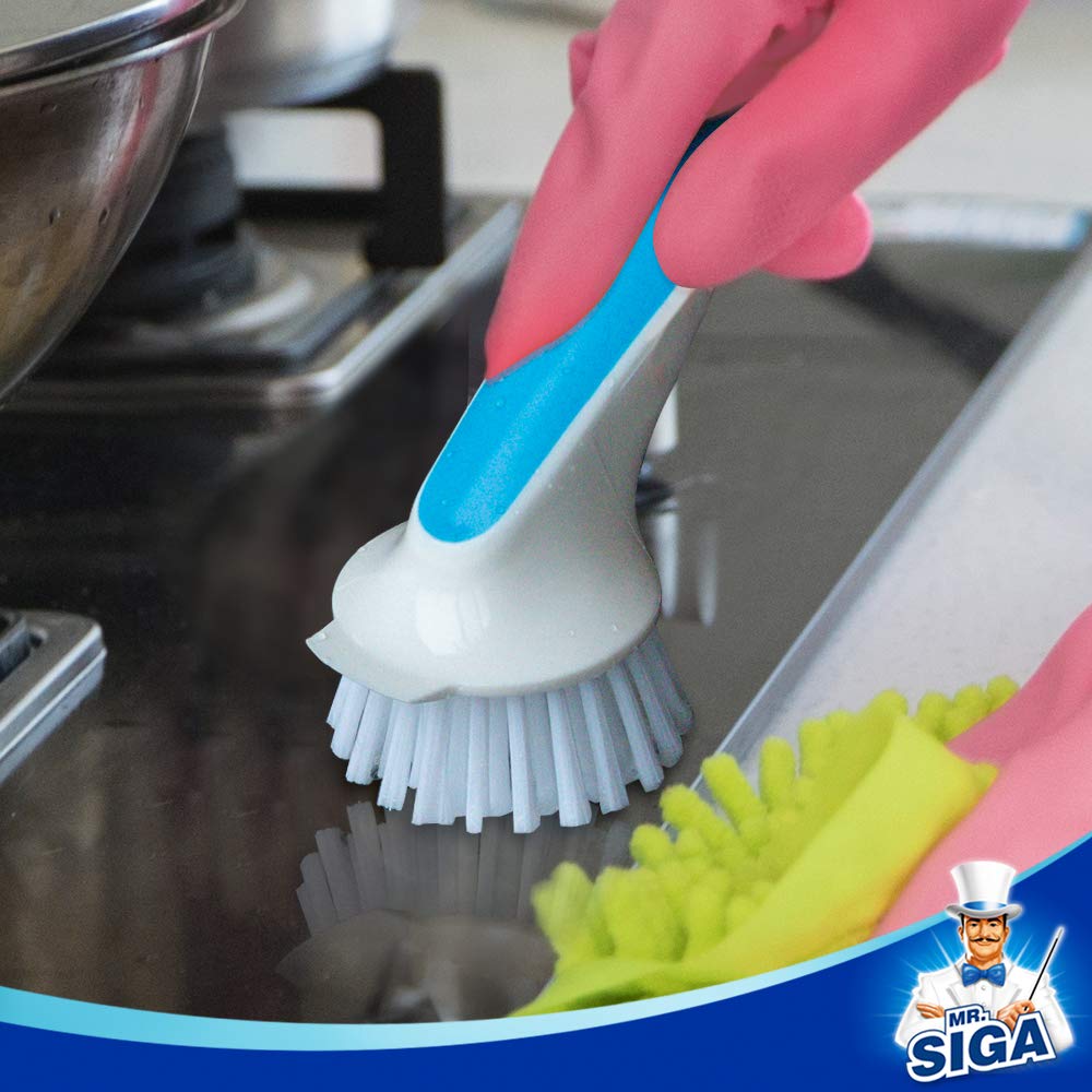 MR.SIGA Pot and Pan Cleaning Brush - Pack of 2