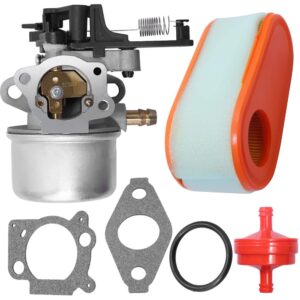 Anxingo 590948 Carburetor Replacement for 591137 111P02 111P07 114P02 Husqvarna 775EX Lawn Mower with 795066 796254 Air Filter