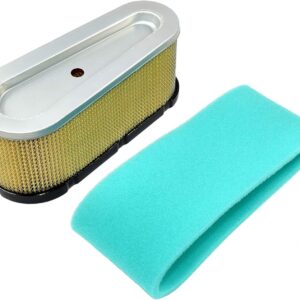 HQRP Air Filter Cartridge & Pre-Cleaner Compatible with Craftsman 24151 fits 750256060 917256420 917256421 917256430 917256450 917256490 917259370 917259380 917256890 Lawn Tractor