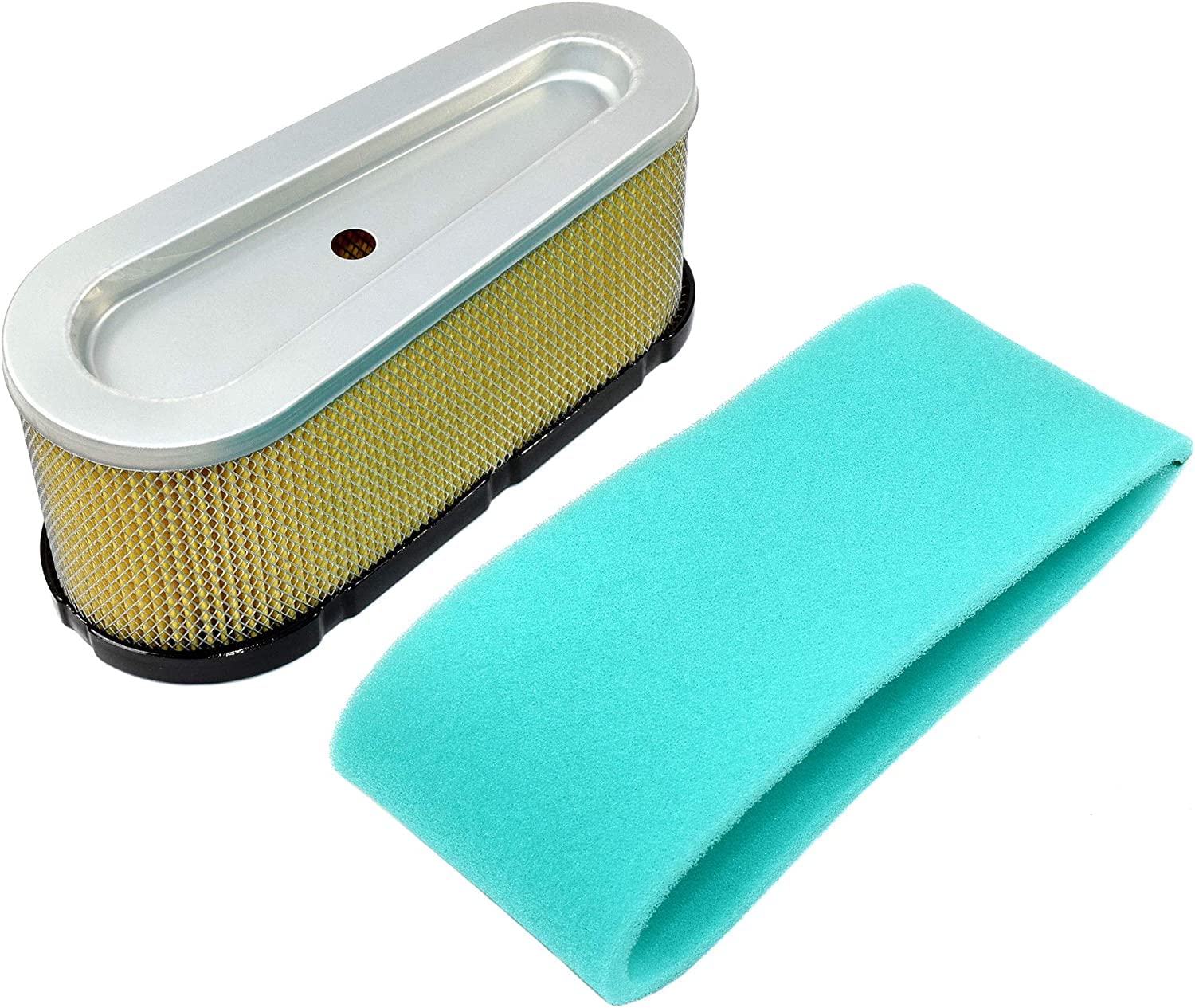 HQRP Air Filter Cartridge & Pre-Cleaner Compatible with Craftsman 24151 fits 750256060 917256420 917256421 917256430 917256450 917256490 917259370 917259380 917256890 Lawn Tractor