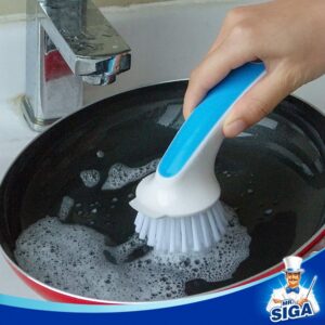 MR.SIGA Pot and Pan Cleaning Brush - Pack of 2