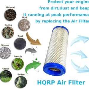 HQRP Filter & Inner Filter Kit Compatible with Briggs & Stratton 841497, 821136, 4235, 4236 Replacement for B&S 540000/610000 Series Engines