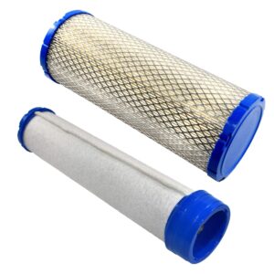 hqrp filter & inner filter compatible with toro z master z200 z253 z255 z256 z257 z286e z150 z153 z350 z355 z450 z500 z550 z553 z557 z560 z588e series mowers, 1083810/989763