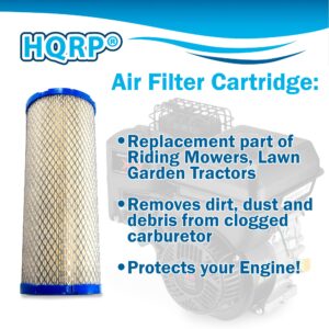 HQRP Filter & Inner Filter Kit Compatible with Briggs & Stratton 841497, 821136, 4235, 4236 Replacement for B&S 540000/610000 Series Engines