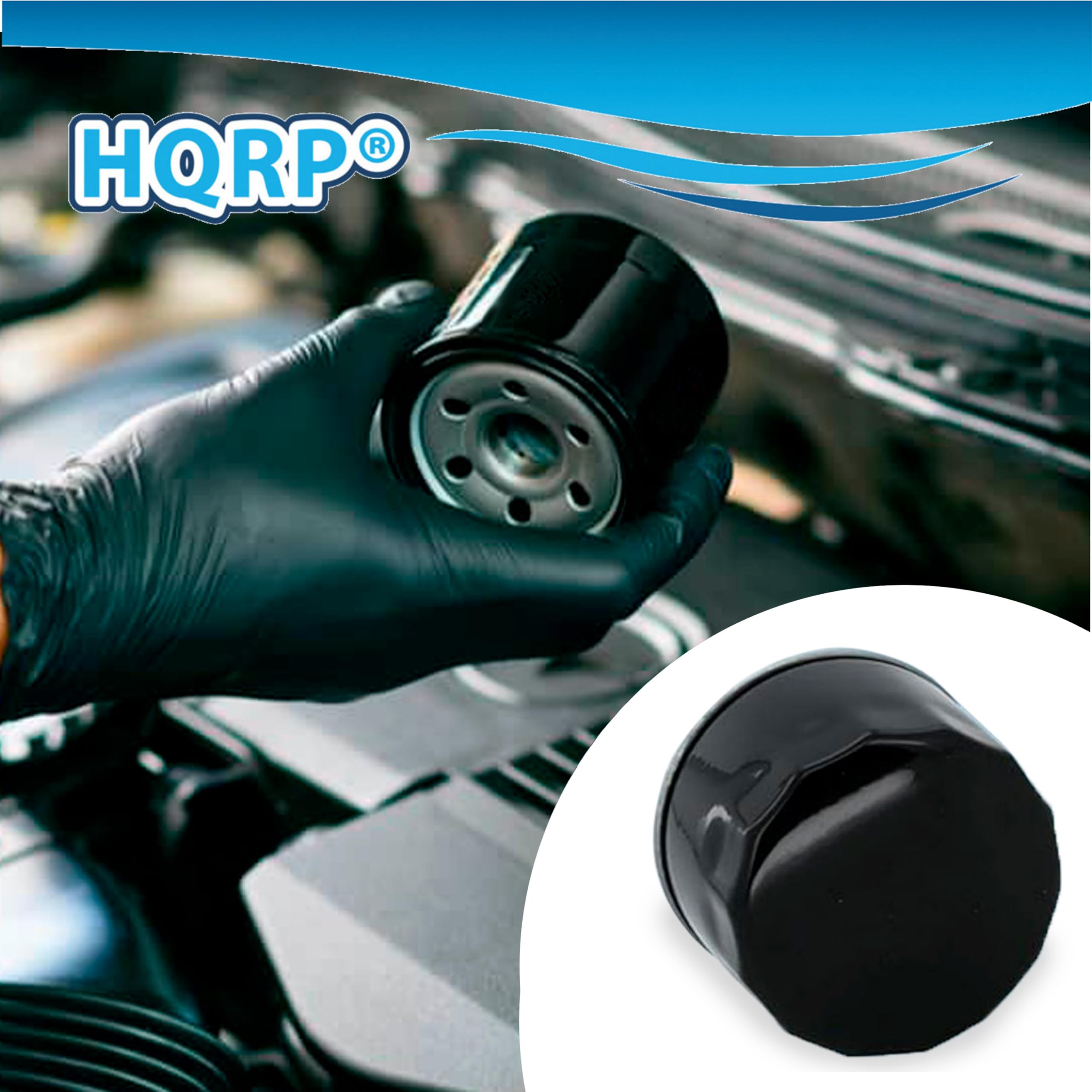 HQRP Oil Filter compatible with Ferris 1000Z, IS2000Z, IS3000Z, IS3100Z Series Lawn Mowers (equipped with Kohler engine only), part 5021144X1 Replacement