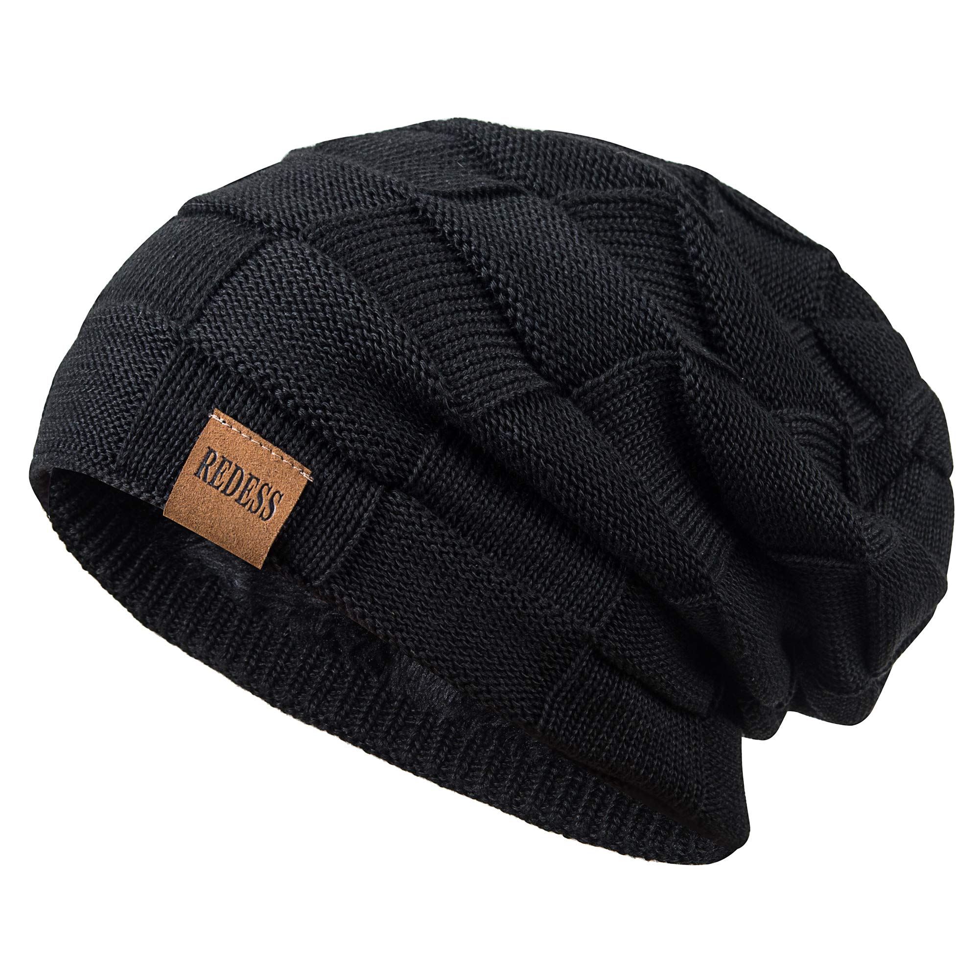 REDESS Beanie Hat for Men and Women Winter Warm Hats Knit Slouchy Thick Skull Cap