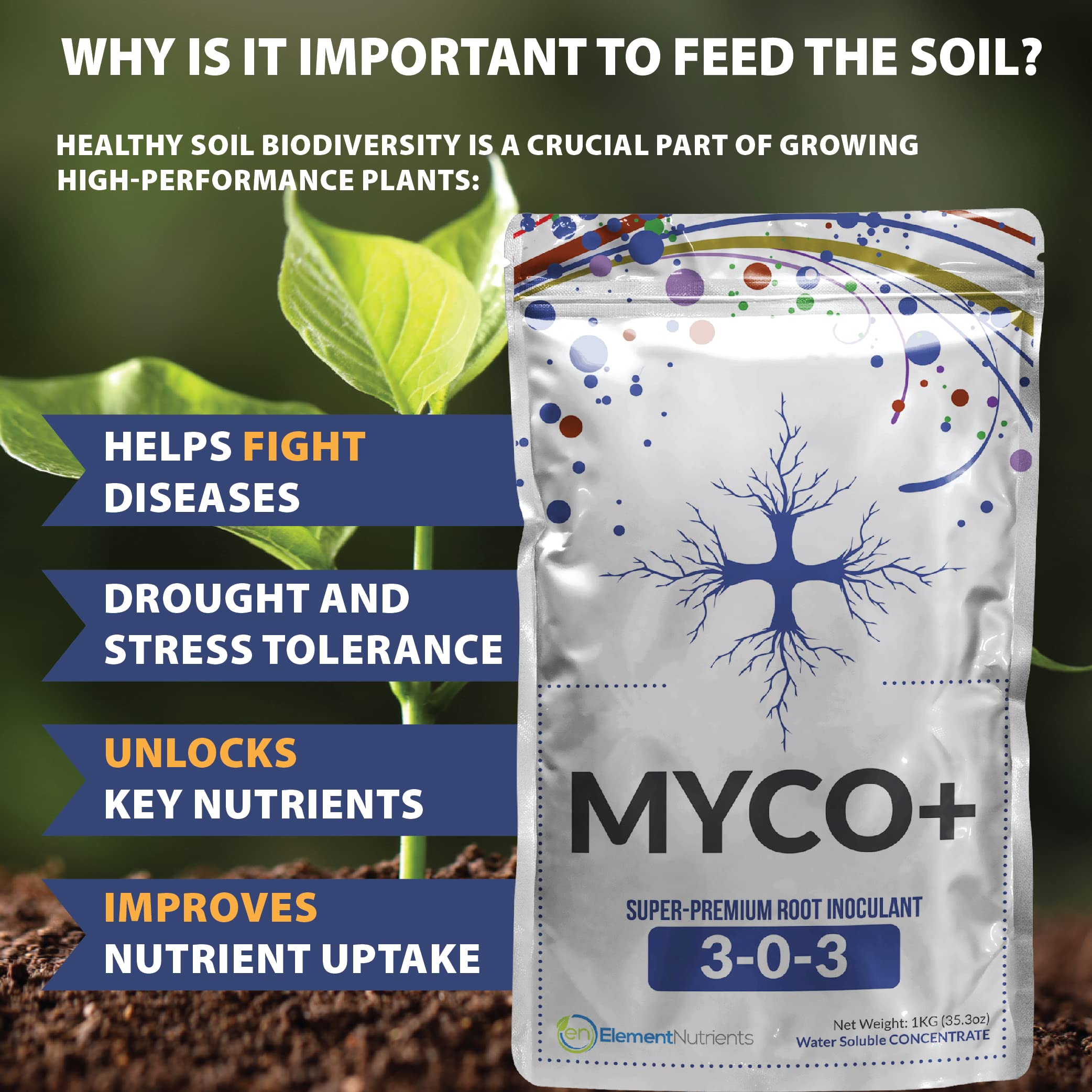 MYCO+ - Mycorrhizal Root Booster (200 Grams)