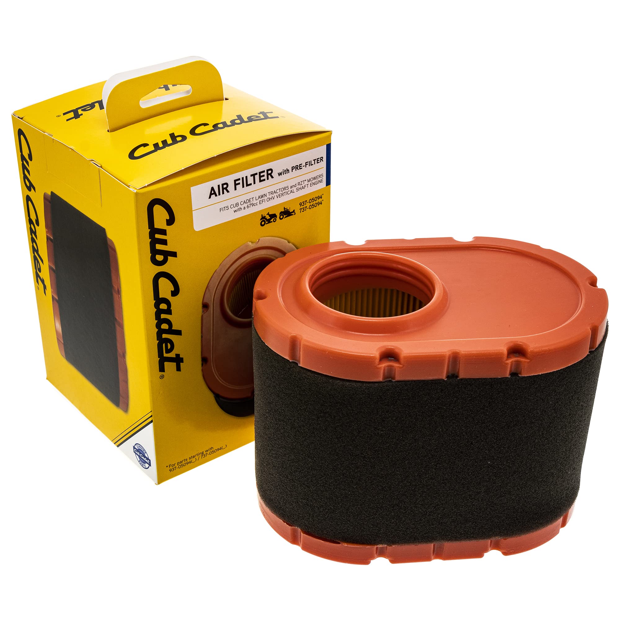 CUB CADET 937-05094 Air Filter Element w/Pre Filter RZT-SX 42" 46" 50" Zero-Turns