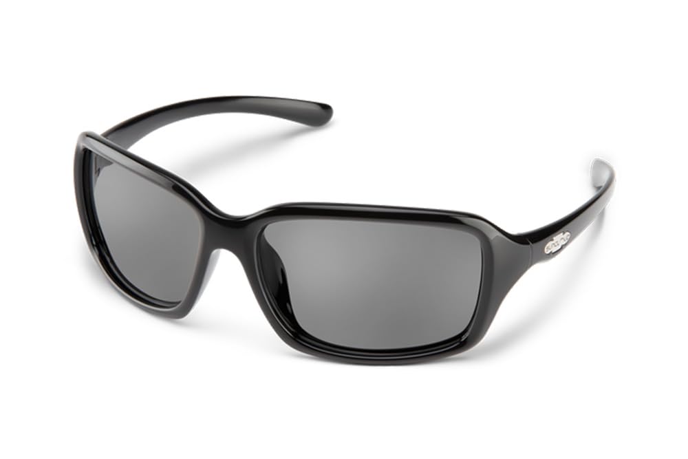 Suncloud Fortune Polarized Sunglasses, Black/Polarized Gray, One Size