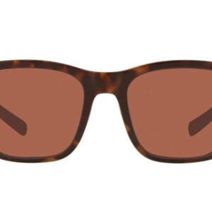 Costa Del Mar Womens Panga Square Sunglasses, Shiny Tort/White/Seafoam/Copper Polarized-580P, 56 mm