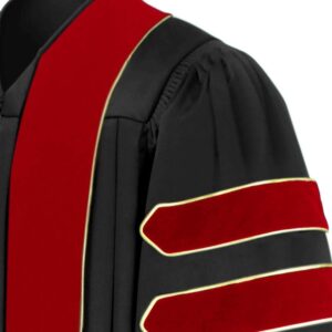 Gradwear Doctor of Theology Doctoral Gown - Academic Regalia (5'9"-5'11")