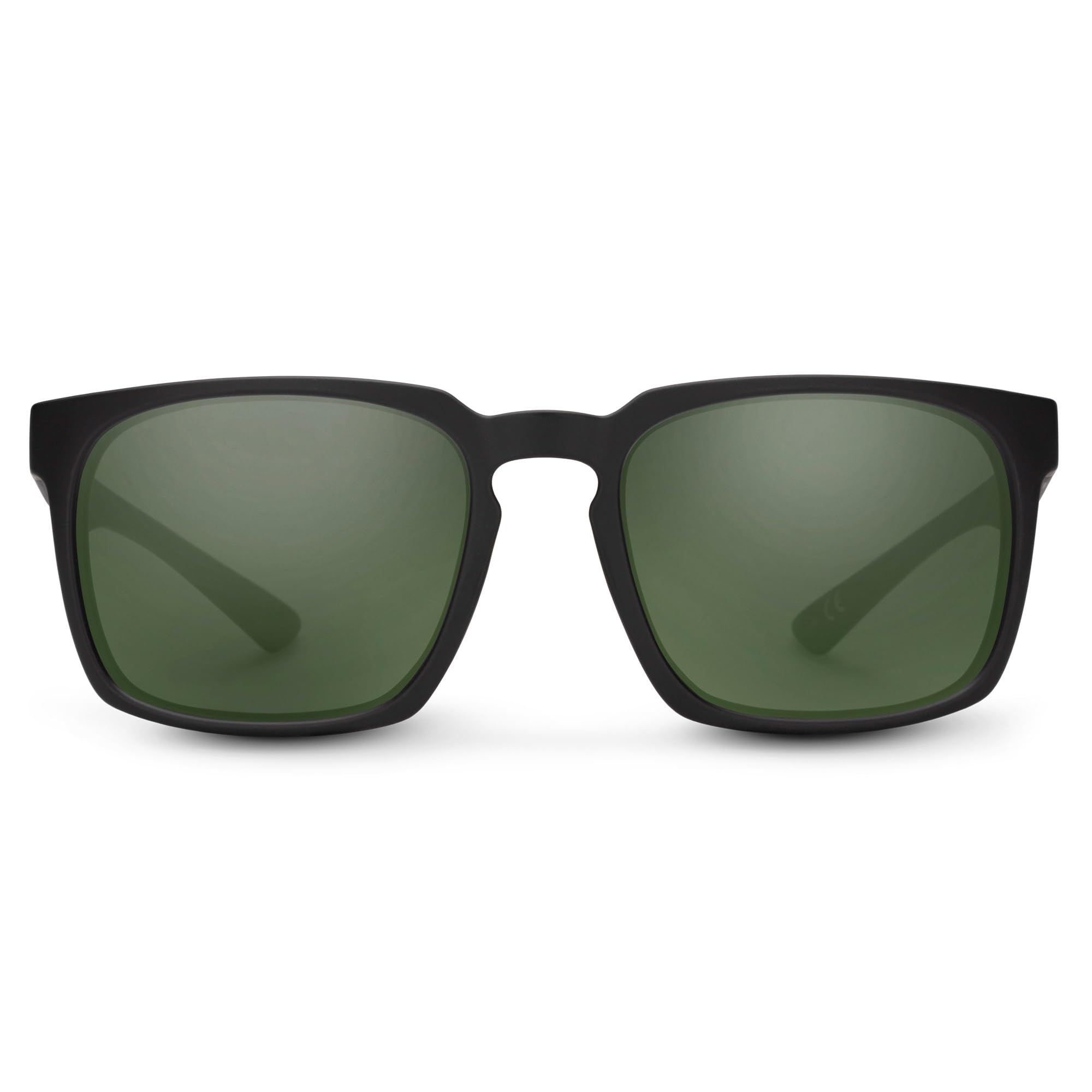 Suncloud Hundo Polarized Sunglasses, Matte Black/Polarized Gray Green, One Size