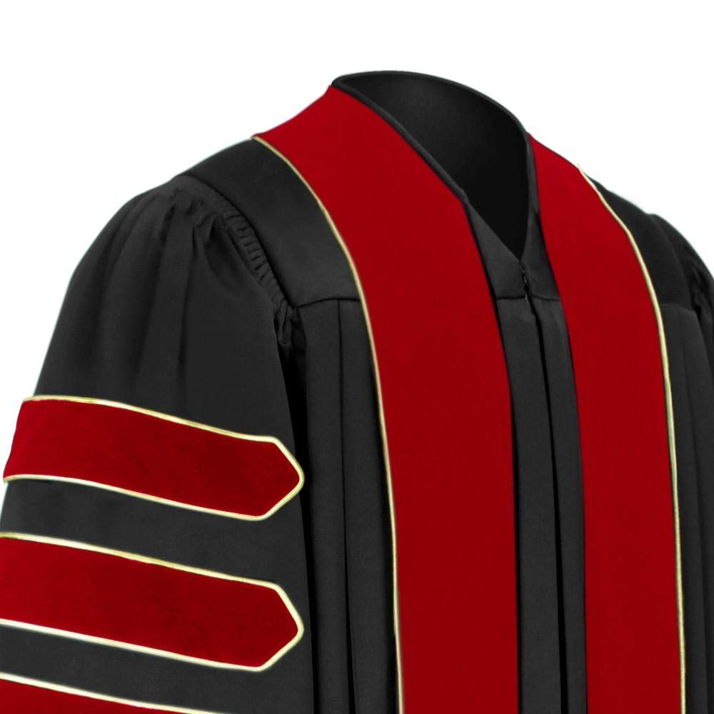 Gradwear Doctor of Theology Doctoral Gown - Academic Regalia (5'9"-5'11")