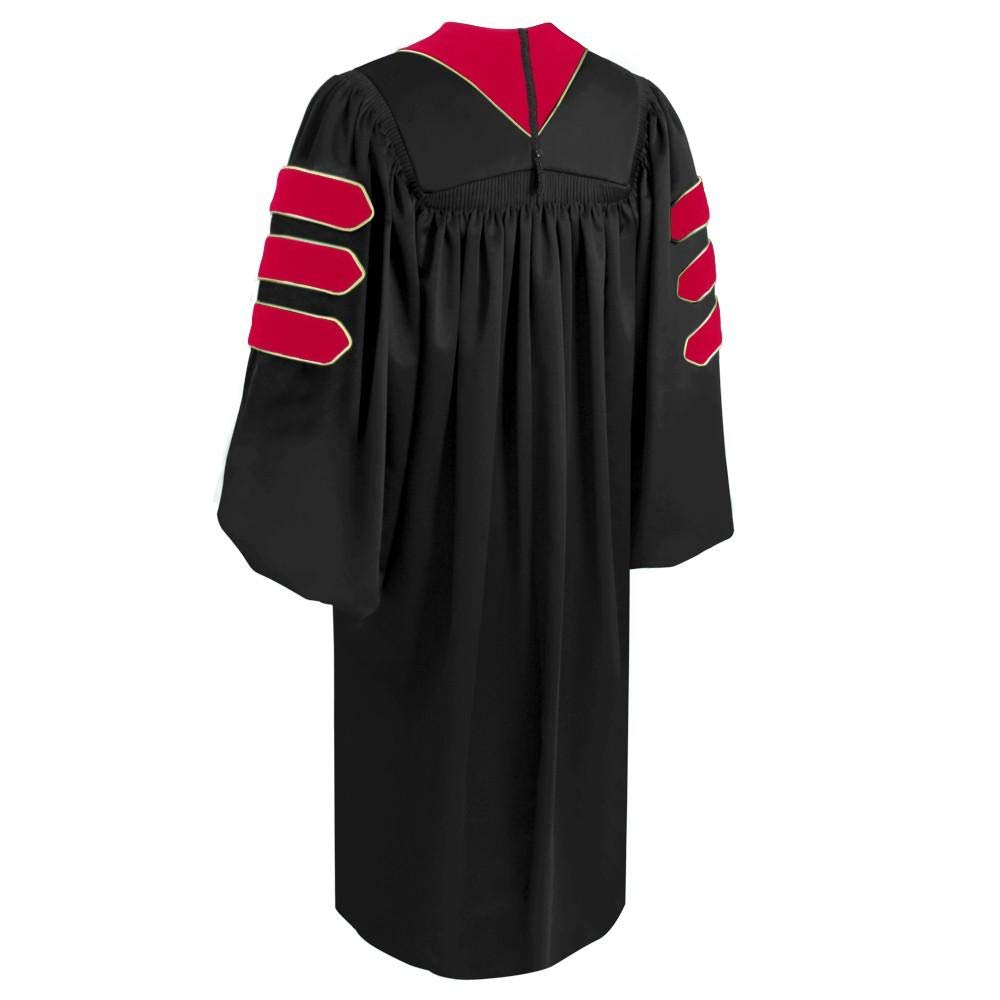 Gradwear Doctor of Theology Doctoral Gown - Academic Regalia (5'9"-5'11")