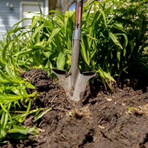 Radius Garden 23311 Root Slayer Perennial Shovel, Red