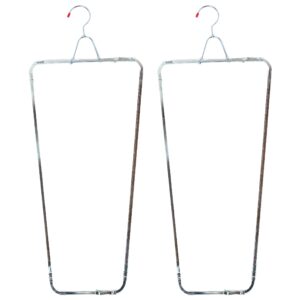 Trenton Gifts Pants Stretcher | Set of 2 | Wrinkle Free Pants Silver