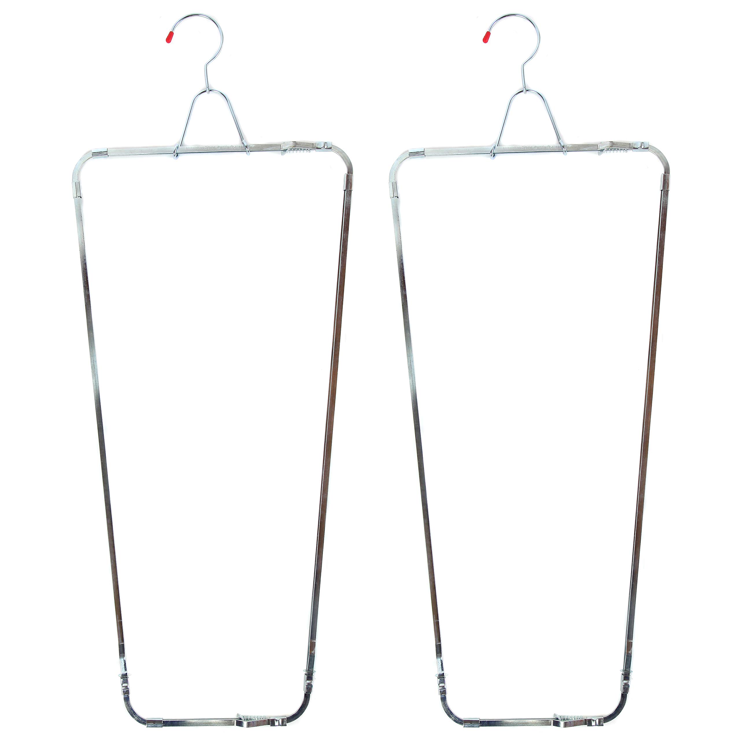 Trenton Gifts Pants Stretcher | Set of 2 | Wrinkle Free Pants Silver