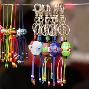 Selizo 100Pcs Key Chain Rings Bulk with Tassel for Tassel Keychain