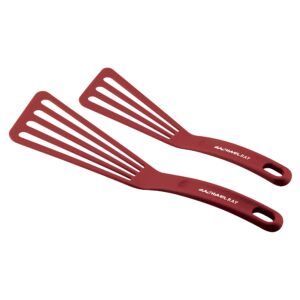 rachael ray kitchentools and gadgets nylon cooking utensils / spatula / fish turners - 2 piece, rose