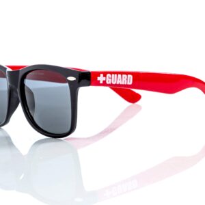 Guard Polarized Sunglasses (Black/Red)