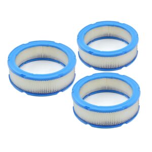 pack of 3 air filter for briggs & stratton 392642, 394018