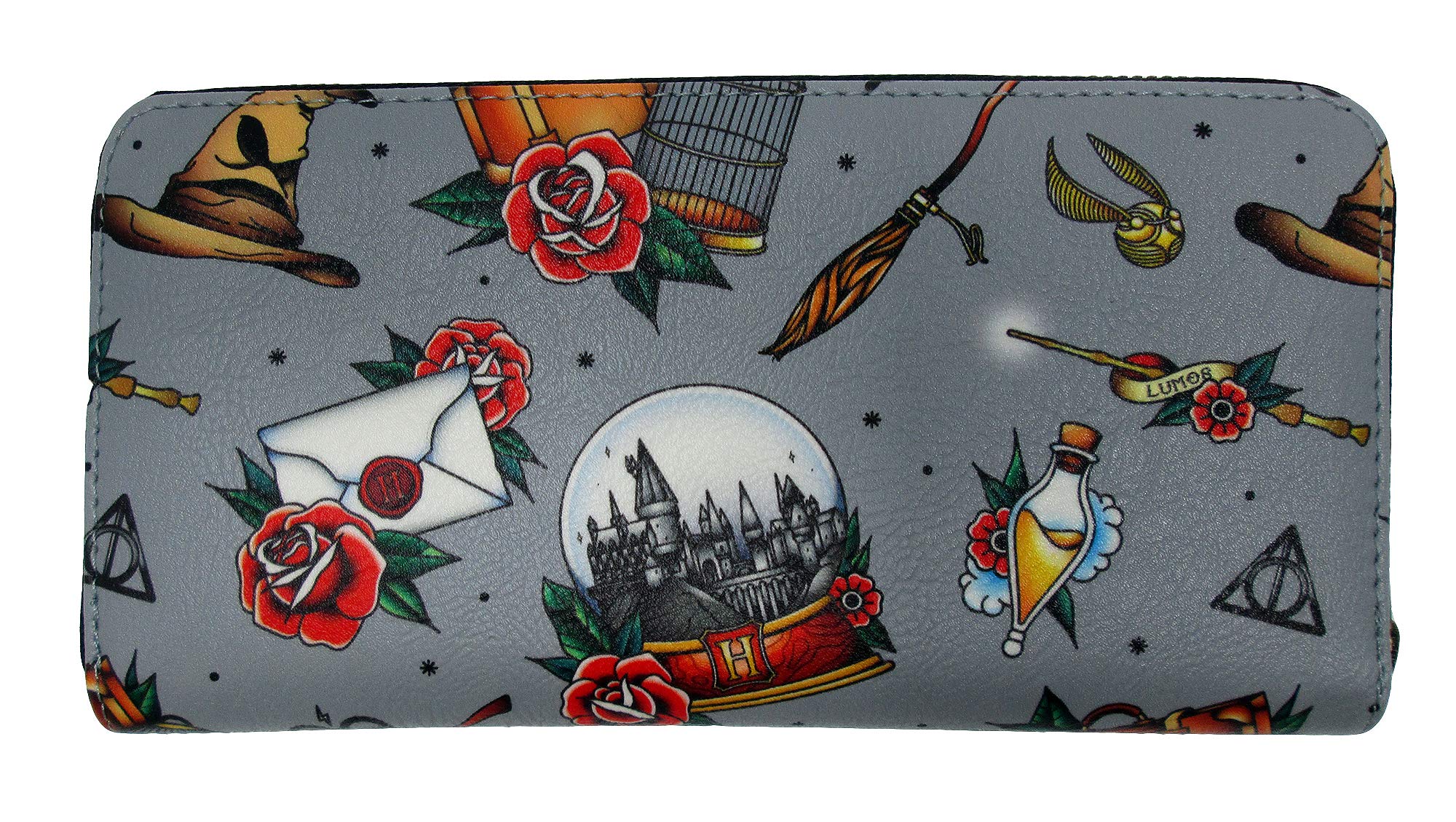 Loungefly Harry Potter Relics All Over Tattoo Print Wallet