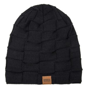 REDESS Beanie Hat for Men and Women Winter Warm Hats Knit Slouchy Thick Skull Cap