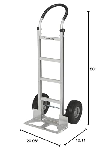 Strongway Aluminum Hand Truck - 600-Lb. Capacity