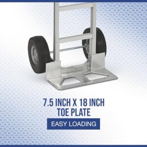 Strongway Aluminum Hand Truck - 600-Lb. Capacity