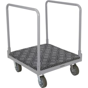 strongway 4-wheel cart with carpeted deck- 1600-lb. capacity