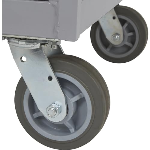 Strongway 4-Wheel Cart with Carpeted Deck- 1600-Lb. Capacity