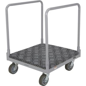 Strongway 4-Wheel Cart with Carpeted Deck- 1600-Lb. Capacity