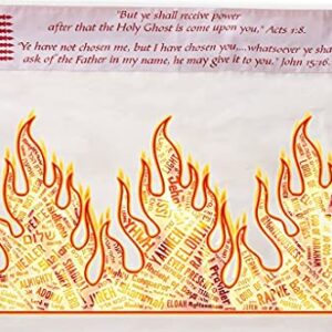 Holy Land Gifts Prayer Shawl-Names of God (72" X 24")-Acrylic